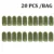 20PCS green Size S