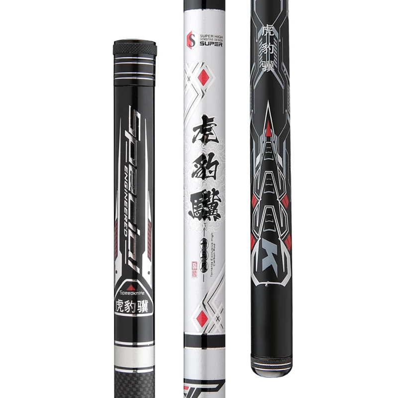 Palos De Pesca telescópicos De carbono, superduros, giratorios, Peche Canne Stream, ancla De lanzamiento lejano, 2,7 m-6,3 m - imagen 2