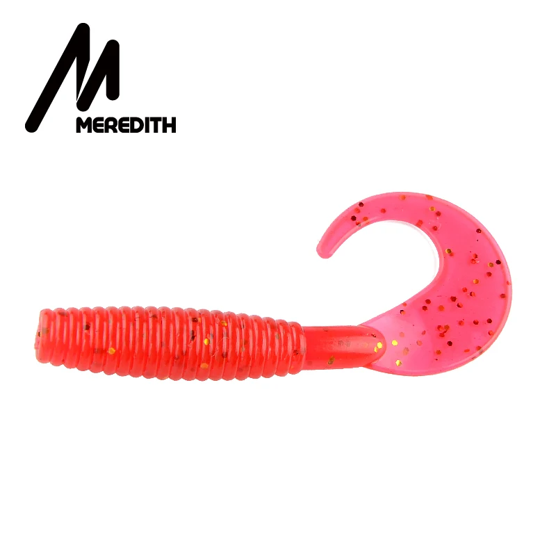 MEREDITH-SEÑUELOS blandos de pesca, 50mm, 1,26g, 20 piezas, cebo suave Artificial, aparejo depredador - imagen 2