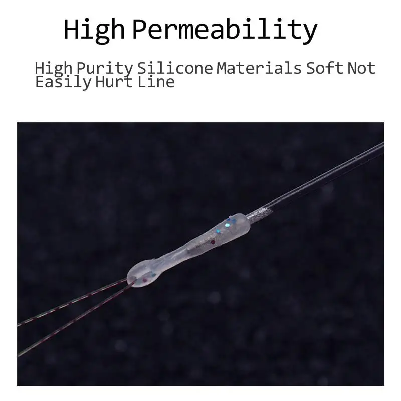 500 Uds cabeza de cobre silicona pez asiento flotante tapón de deriva competencia objetos grandes rápidos aparejos de Pesca accesorios Pesca Peche - imagen 4