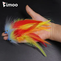 Bimoo Mosca streamer conohead tubo para trucha y salmón en agua salada