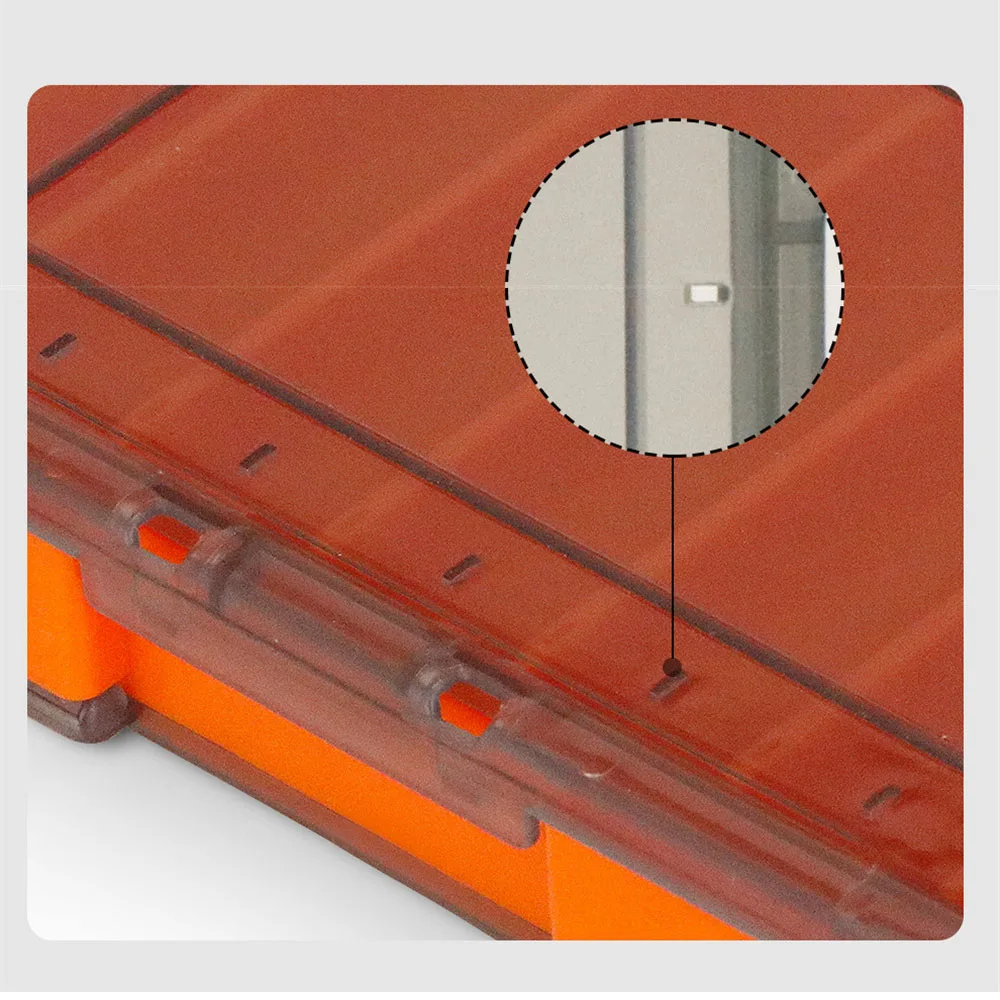 Handige dubbelzijdige visgereidoos 12-compartimenten Visaas Lokken Haak Opbergdoos Visaccessoires Plastic opbergkoffer - imagen 3