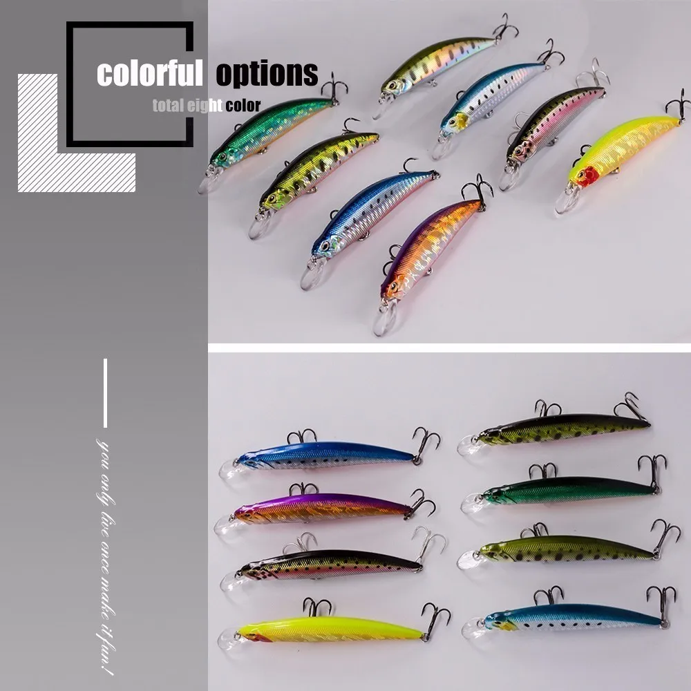 New Crankbait Wobblers Hard Bait 9.5Cm/15G Fishing Lures Minnow for Bass Pike Perch Camping Fake Isca Artificial Jerkbait - imagen 5