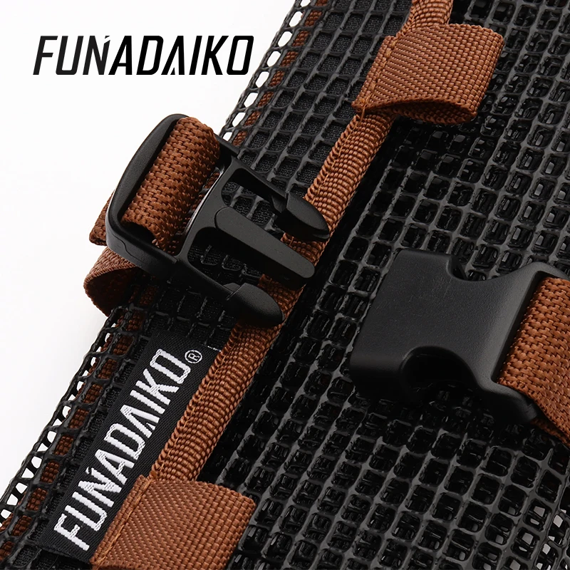 FUNADAIKO bolsa de jigging de pescado de paso lento bolsa de aparejos de pesca bolsa de jigging resistente a los arañazos bolsa de plantilla de metal - imagen 5