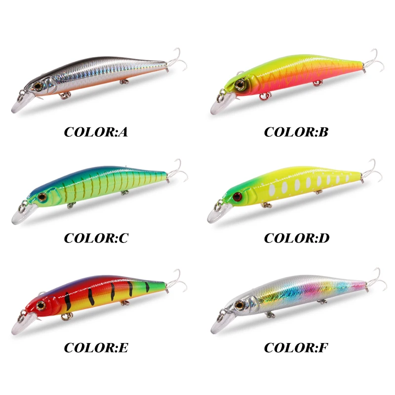 Señuelo de pesca Minnow Vobler, Wobblers, modelo caliente, cebos duros, pescado, buceo profundo, lubina, 110mm, 16,2G, 0,8 M - imagen 4