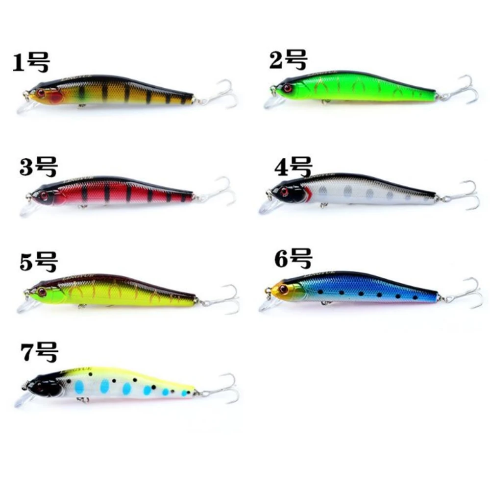Señuelo de pesca de pececillos, 1 piezas, 11,7g/10cm, Crankbait, cebo duro Artificial, aparejos de pesca, Wobblers, Swimbait para Lucio - imagen 5