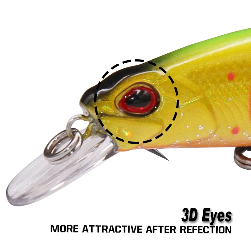 Señuelo de hundimiento Jerkbait de Wobblers, señuelo de pesca de pececillo pequeño, 9,6G, 7cm - imagen 2