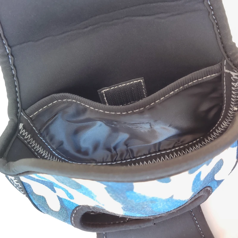 Bolsa de tela SBR para carrete de pesca giratorio, línea de pesca de camuflaje para bolsa de almacenamiento, protección de rueda, paquete de carrete giratorio - imagen 5