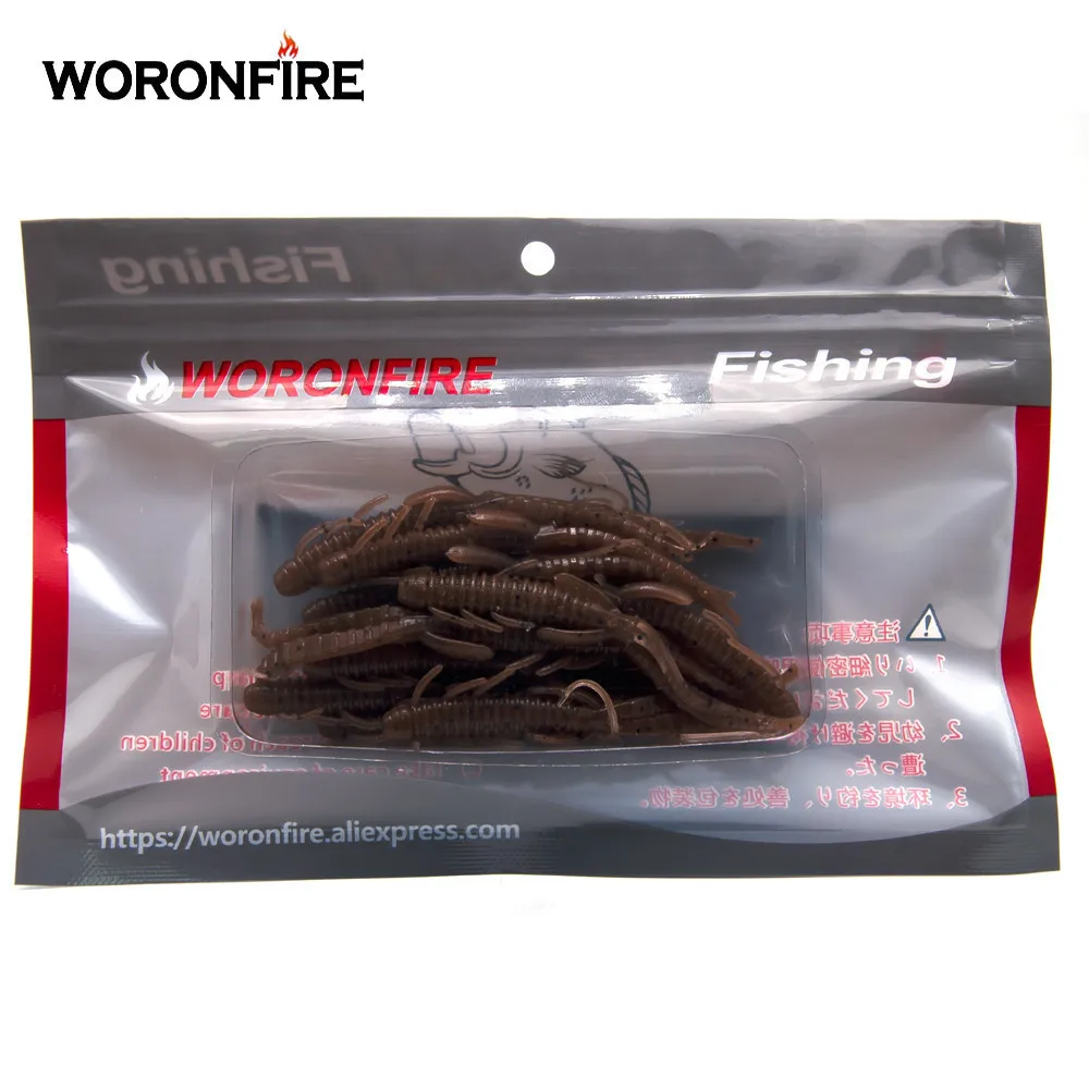 Cebo suave de 8cm/10cm para pescado, 7 Uds., 10 Uds., camarones de bambú, cebos blandos de alta calidad para pez mandarín, perca, lubina tiene buenos resultados - imagen 5