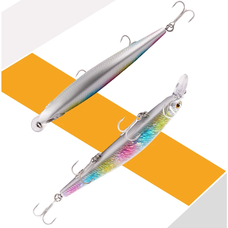Señuelo de pesca Minnow Vobler, Wobblers, modelo caliente, cebos duros, pescado, buceo profundo, lubina, 110mm, 16,2G, 0,8 M - imagen 5