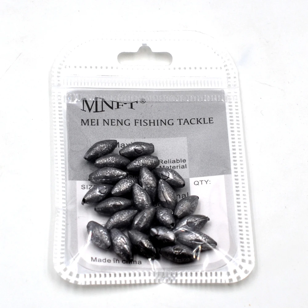 Plomos oliva en línea MNFT – 0,35g a 2g para pesca deportiva - imagen 4