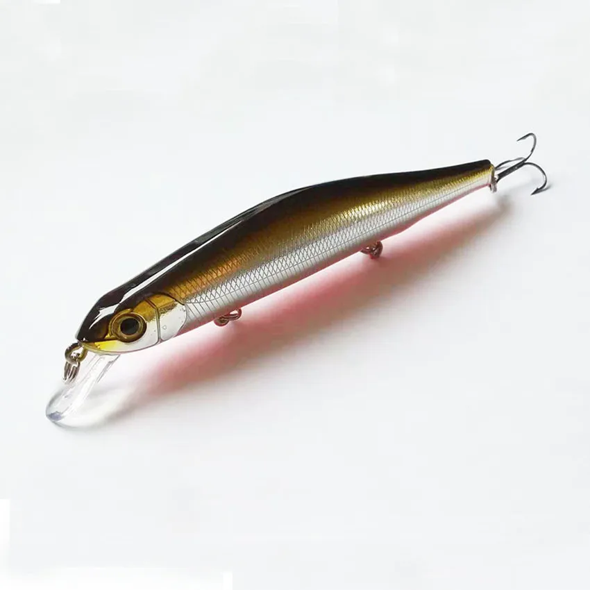 Señuelo de pesca 11cm 17g pececillo magnético centrífugo bolas rodantes ruidosas cebo duro señuelo Artificial anzuelos VMC 1 pieza en venta - imagen 4