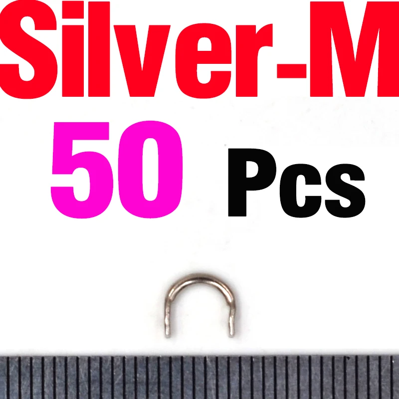 Silver M 50Pcs