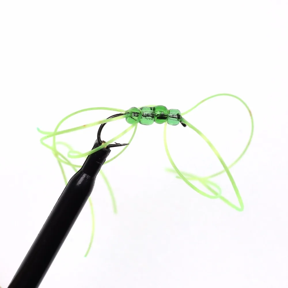 Bimoo-Caja Micro Flex para trucha, Mosca de tierra, San Juan, Color mezclado, 6 unids/caja - imagen 4