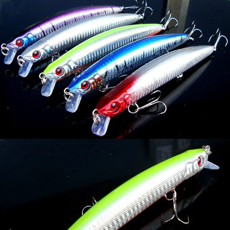Señuelos de pesca grandes, pececillo para agua dulce y salada, bagre, lubina, anzuelos triples, 28g/15cm, 1 unidad - imagen 3