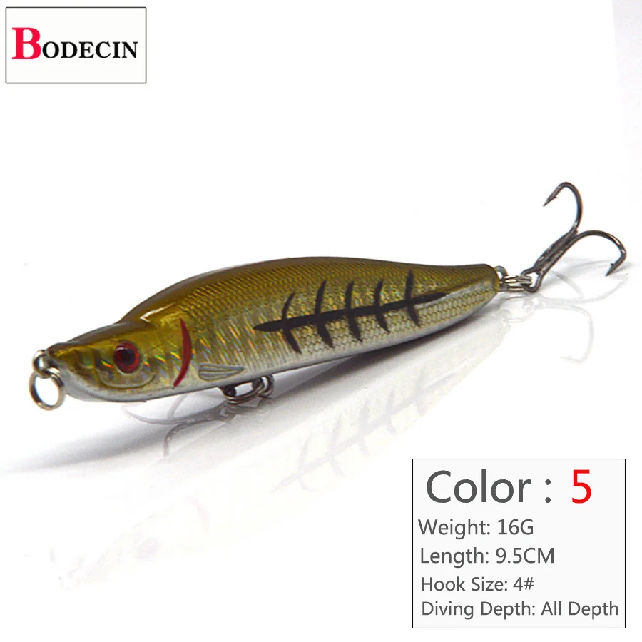 1PCS Crankbaits Minnow Plastic Hard Sea Fishing Lure Swimbait Fake Laser Bait Peche Trolls For Artificial Baits Saltwater Lures (4)