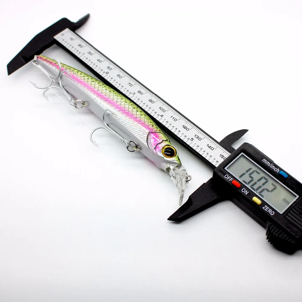 AOCLU-Señuelo de manivela Wobbler de pececillo de hundimiento duro, profundidad de natación de buceo de toda clase, luchador de caza mayor, pez asesino de lubina de atún, 150mm, 27,6G - imagen 5