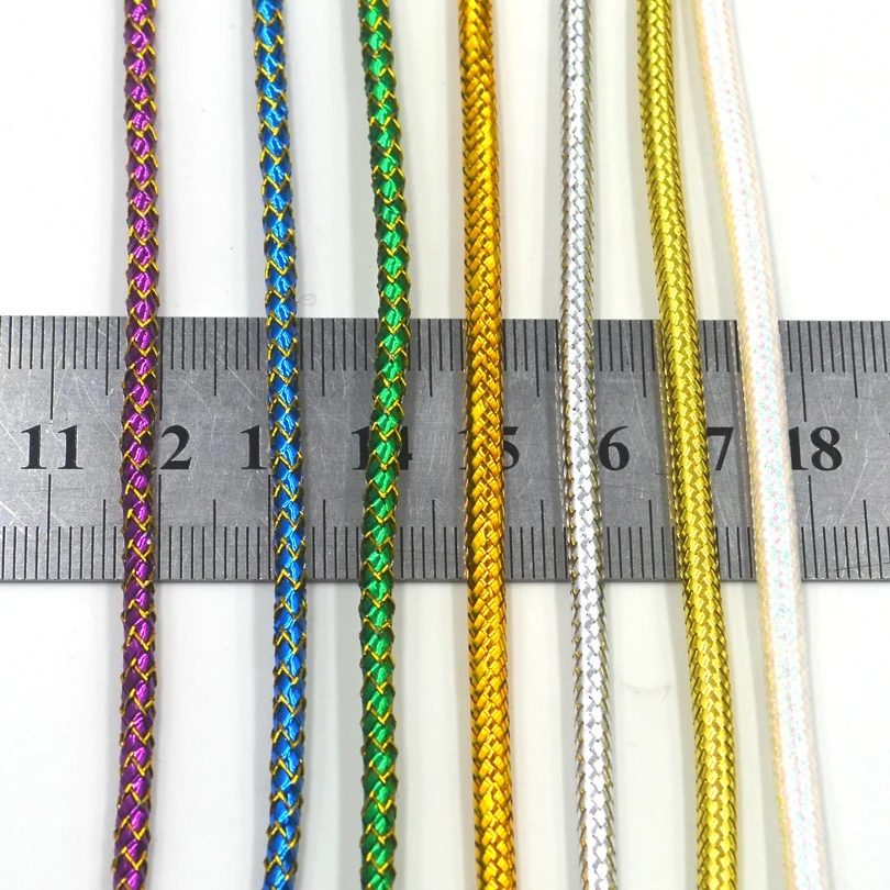 MNFT-cable de Mylar holográfico Mraided, tubos de 3,5mm y 3mm para materiales de atado de moscas y peces, con relleno de líneas blancas, 2 paquetes (4m en Total) - imagen 3