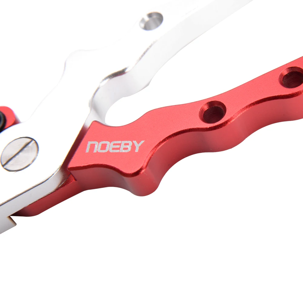 NOEBY-Alicates de pesca de acero inoxidable, herramientas de pesca multifuncionales, hoja de acero de tungsteno, alicates de gancho, 175mm, 81g - imagen 5