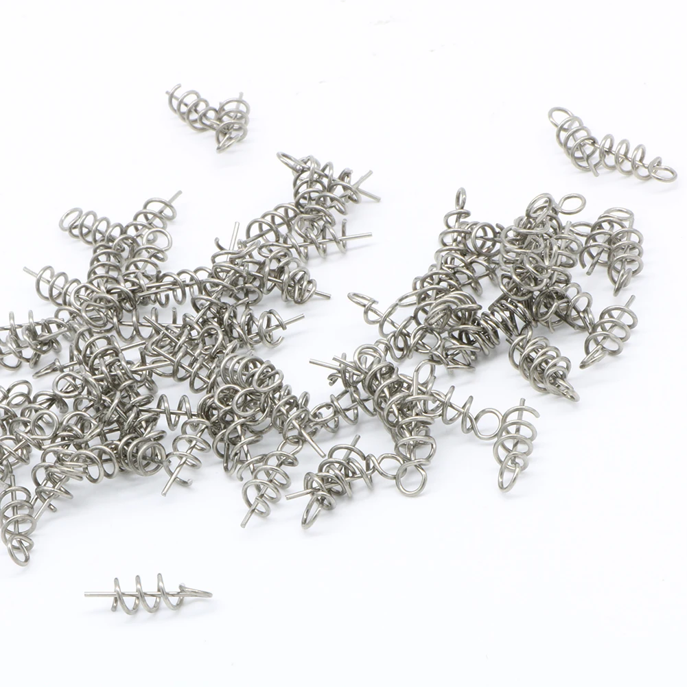 Cebos blandos de ayuda, señuelos de gancho, pasador de resorte, tornillo de bloqueo fijo, herramientas de Dagger, herramienta de pesca, 50 Uds. - imagen 4