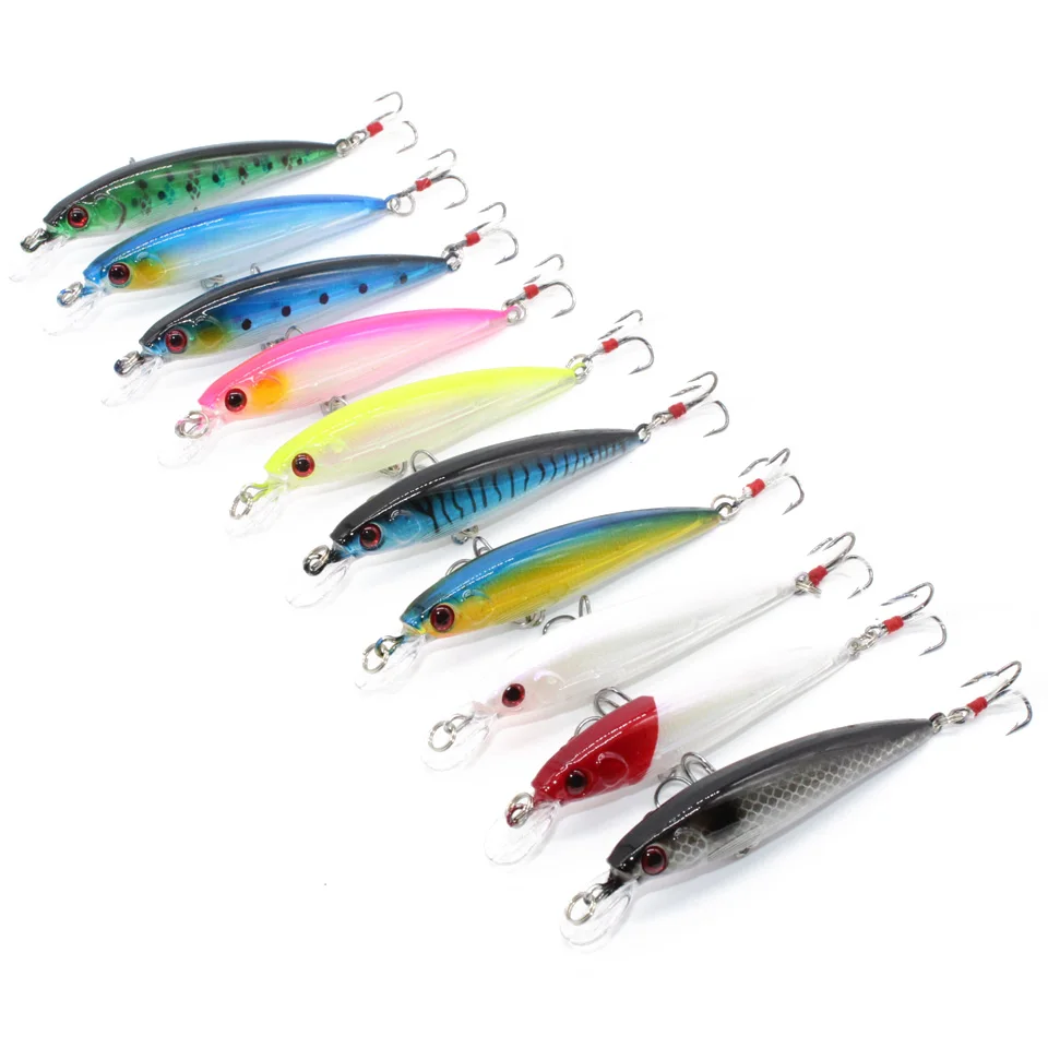 Detalle del señuelo mostrando su diseño Wobbler y trucha para pesca efectiva