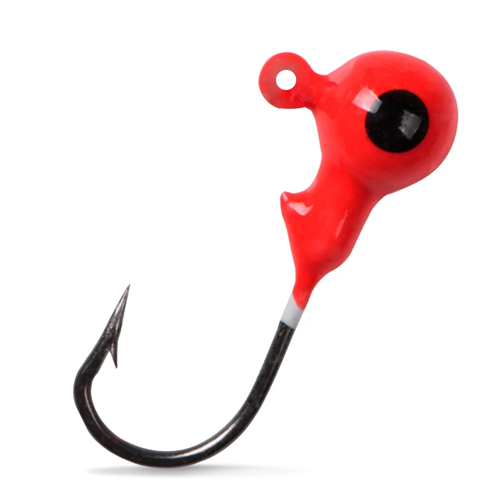 Anzuelo de pesca artificial de plomo, cebos duros de gusano suave, accesorios de aparejos de pesca, 5 unids/lote, 1,75g/2,5g - imagen 5