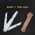 Knife and 10m Rope