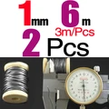 2PCS 1MM 6M