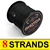 8 Strands Black