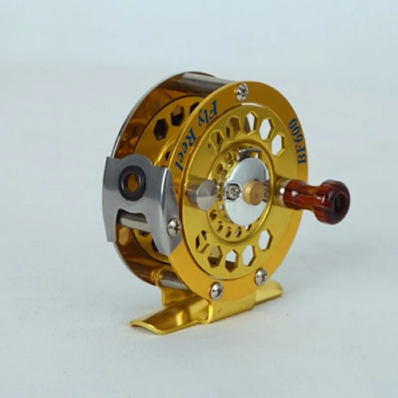 Rueda de línea de pescado BF600/800/1000 carretes de pesca de Metal de aleación completa, carrete de mosca de rueda de carga profesional de hielo para invierno - imagen 2
