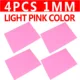 4pcs light pink