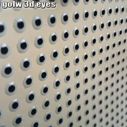 Ojos de Pez luminosos 3d en la oscuridad, noche, tamaño: 5mm, cantidad: 500 unids/lote, novedad de 2017