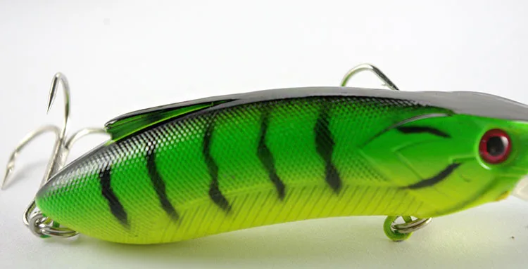 Señuelo de pesca Minnow 8cm 15g señuelos duros artificiales cebo lubina pez negro cebos de cabeza de serpiente 1 pieza VENTA - imagen 4