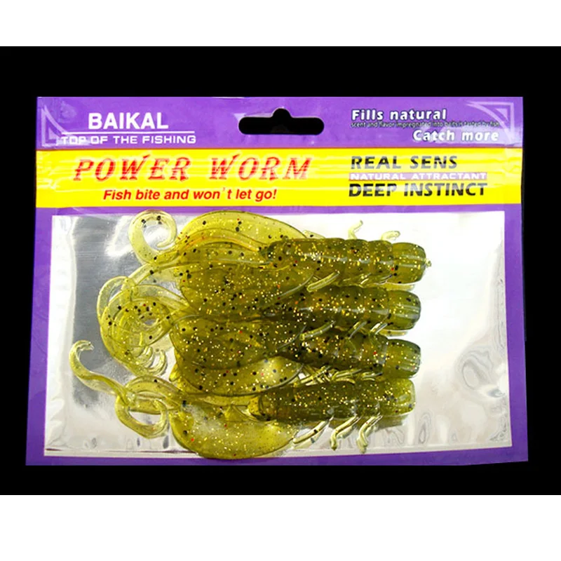 Cebo artificial blando 10cm – Atrayente natural para Camarón - imagen 2