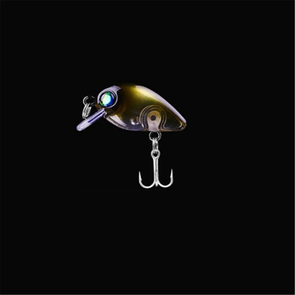 Mini señuelo de pesca Crankbait de 30mm y 1,7g, cebo duro Artificial flotante, aparejos de pececillos japoneses, trucha, lubina, pesca de carpa, 17 colores, 1 unidad - imagen 5