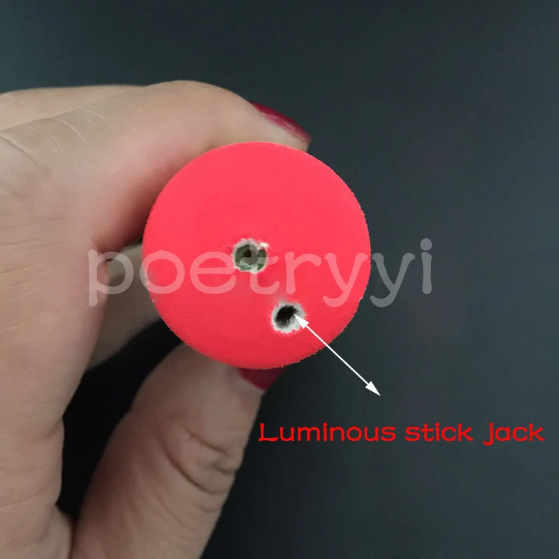 POETRYYI, 1 unidad, 15/20/30g, flotabilidad blanca/amarilla, flotador Bobber en línea EVA, flotadores de pesca de agua salada, bagre, Lucio, cebo vivo, flotador 30 - imagen 3