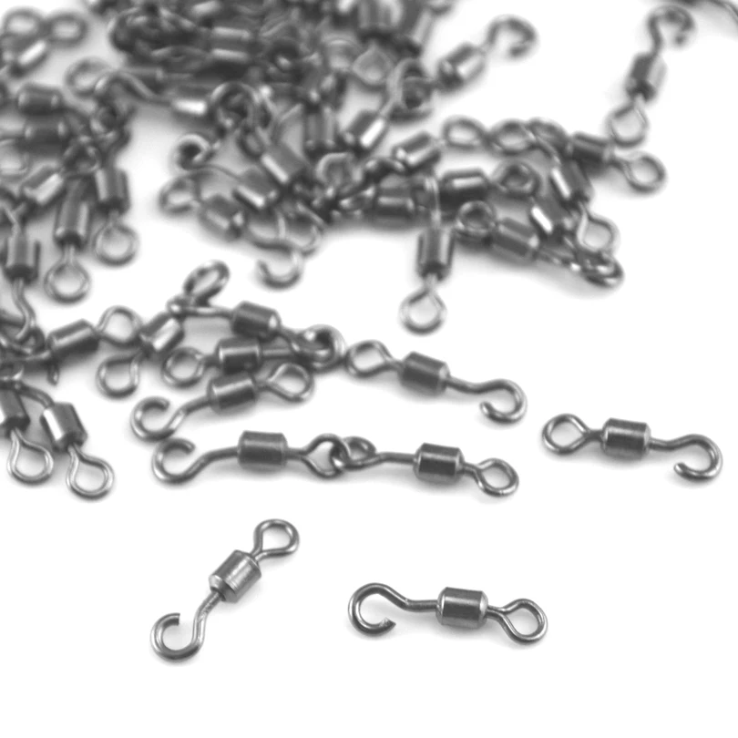 MNFT-Pin giratorio de apertura de aleación de latón duro, anillos de conector sólido, accesorio, aparejos de pesca, tamaño 8mm, 9mm, 10mm, 11mm, 13mm y 14mm, 30 Uds. - imagen 2