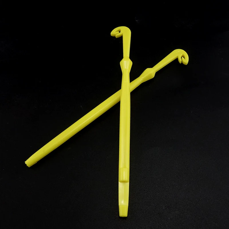 Removedor de anzuelos de pesca de plástico, herramienta de agarre fácil, aparejo para el pelo, accesorios de pesca de carpa, colores aleatorios, 2 uds. - imagen 3