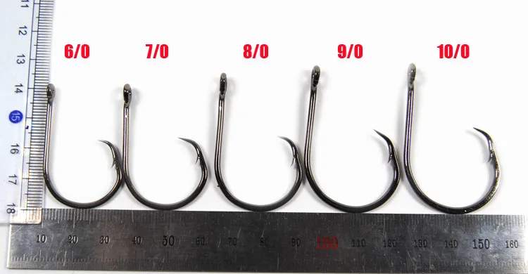 Descubra el tamaño de gancho perfecto para su próxima aventura de pesca con nuestra selección de ganchos de 6/0 a 10/0