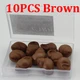 10PCS-Brown
