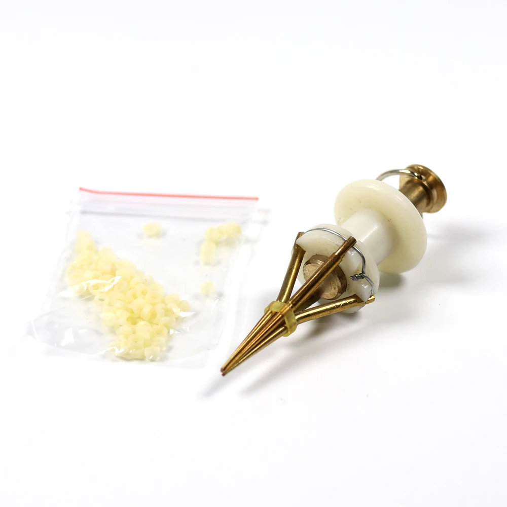 Bimoo 1 pieza de Clip de gusano de sangre de cobre para pesca, cargador de pellets, accesorios para herramientas de pesca de carpa - imagen 2