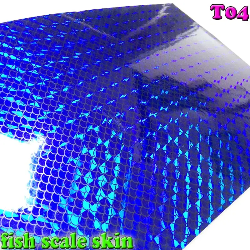 Pegatinas bonitas de señuelo para ropa de pescado, el color es azul, tamaño: 10cm * 15cm, papeles: 10 unids/lote, modelo: T04 - imagen 2