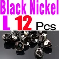 12pcs Black L