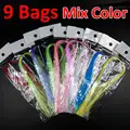 9 bags mix 9 color
