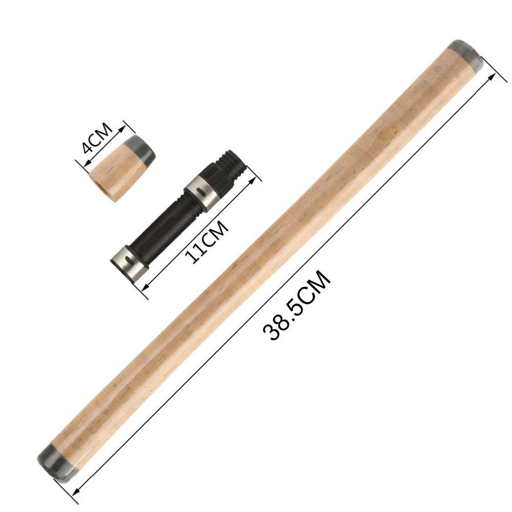 1 juego 16 # 18 # 20 # Asiento de carrete de fundición giratoria, 3 piezas, mango de varilla de corcho falsificado de EVA, varilla de EVA profesional, kit combinado de reparación DIY - imagen 3