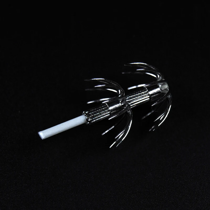 10 Uds. Plantilla de pulpo/calamar gancho DIY 2,5 #   3.0 #   3.5 #   Señuelo de calamar anzuelos DIY accesorio de pesca - imagen 2