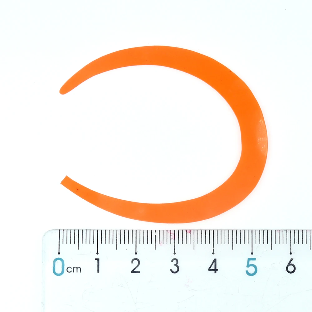 Wifreo-cola para serpentinas, accesorio para atar moscas, color blanco, verde, rojo y naranja, tamaño M, piezas, 100 - imagen 2