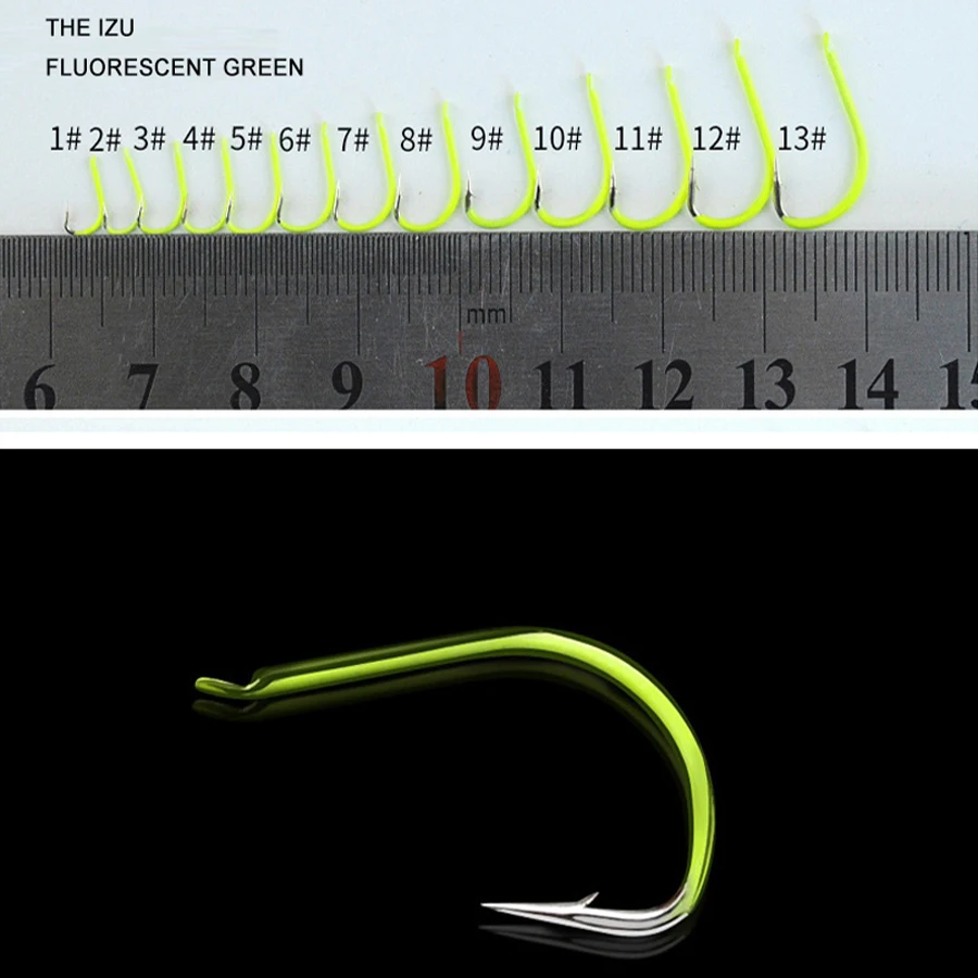 Anzuelos de Pesca de carpa de pulpo japonés, 30 piezas, de acero de alto carbono, un solo círculo con púas, juego de anzuelos circulares, con caja, Pesca T4 - imagen 5