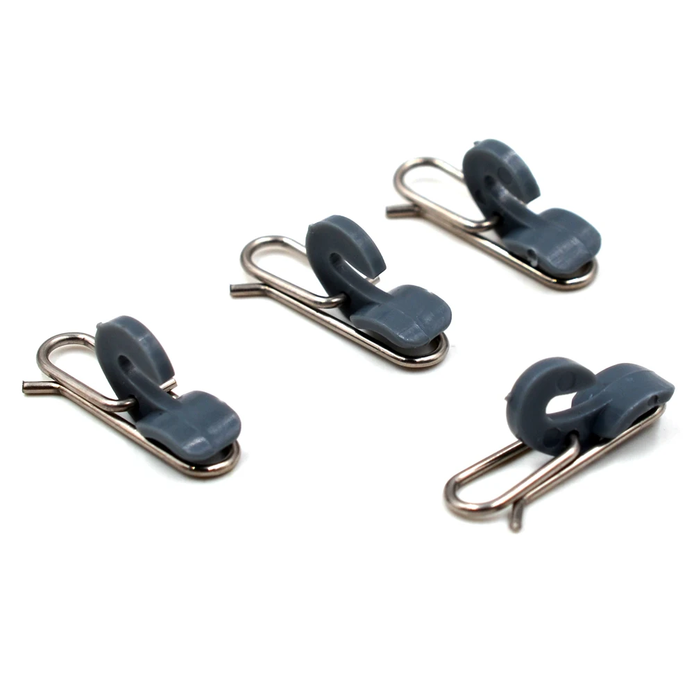 MNFT 12PCS Clip de cebo de impacto Clip de liberación de gancho de impacto Accesorios de pesca Clips de liberación de cebo de gancho - imagen 5