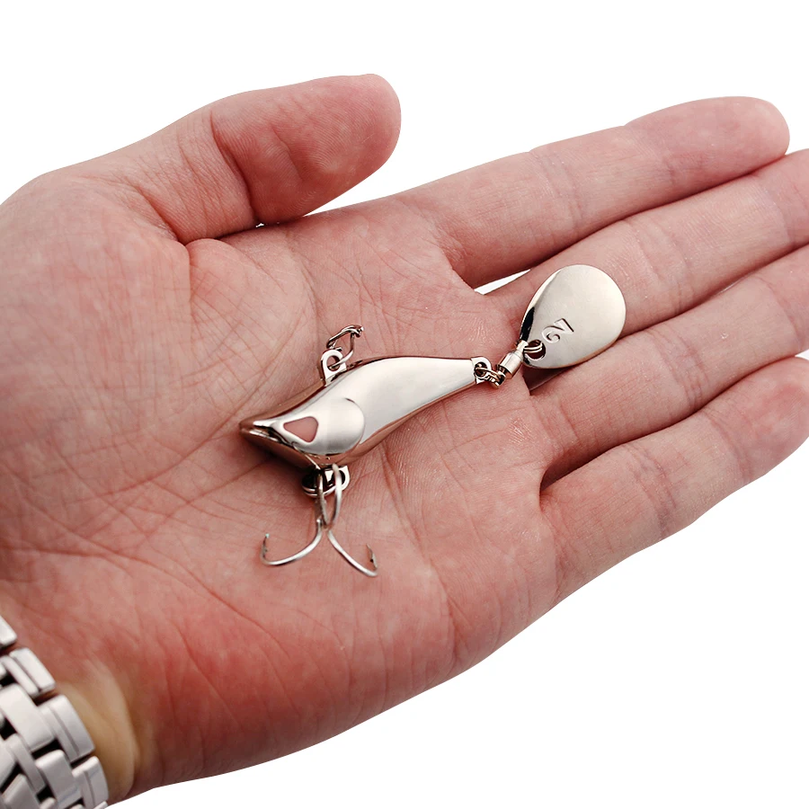 Señuelo de pesca de metal, cuchara de lentejuelas, 7,5g, 10g, 15g, 20g, wobbler swimbait, cebo duro, aparejos de pesca - imagen 3